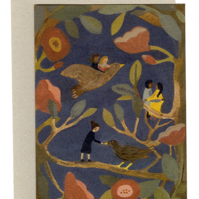 Card "Nightingales and...