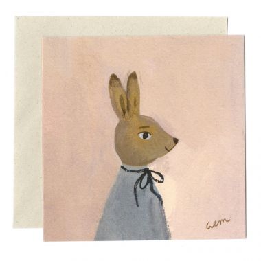 Carte "Hare in spring"...